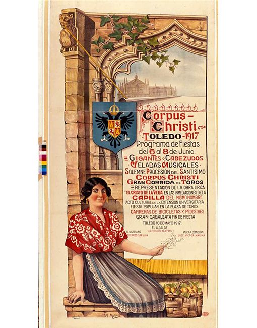 Cartel Corpus Christi Toledo 1917