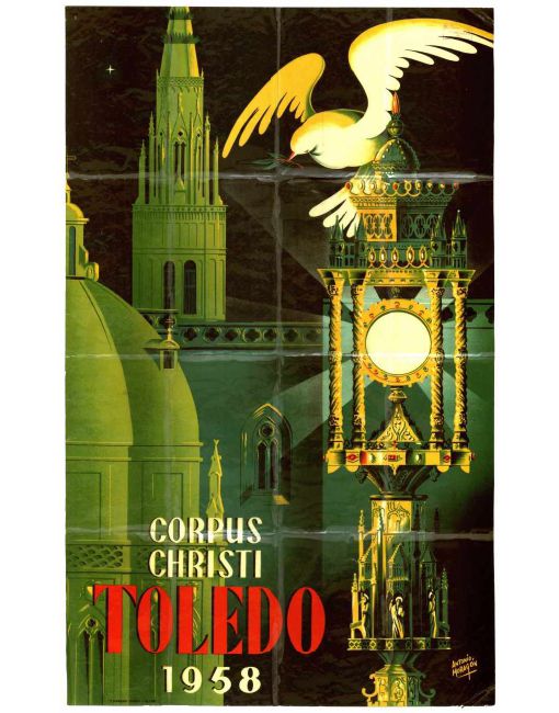 Cartel Corpus Christi Toledo 1958