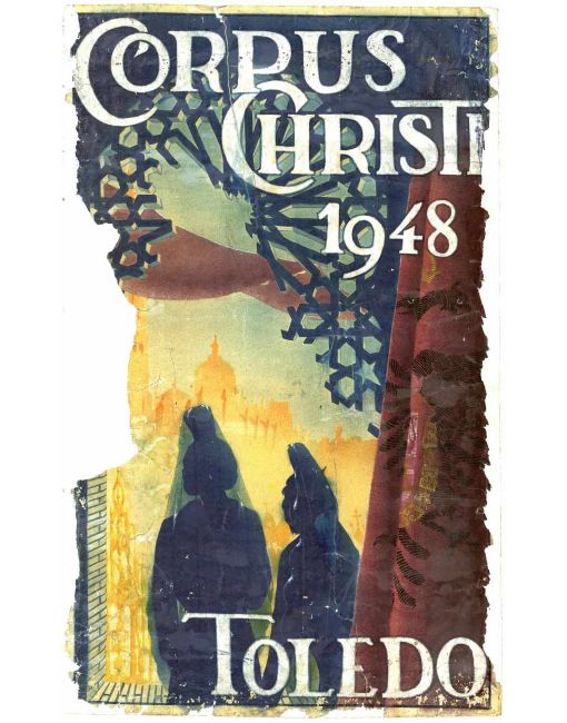 Cartel Corpus Christi Toledo 1948