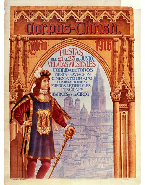Cartel Corpus Christi Toledo 1916